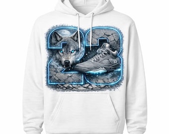 Wolf Grey Jordan 5 PNG - 23 Streetwear-collectie - direct downloaden