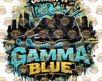 Gamma Blue 11s - Gamma Blue Jordan 11s - Urban Digital Download