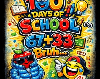 100 dagen school 67 + 33