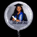 Custom Personal Balloons 18 inch - Graduation - Memorial - Celebration - Birthdays