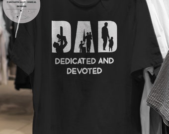 DAD Dedicated And Devoted Unisex Apparel | T-Shirt, Sweatshirt, Hoodie, Nerdy Gifts, Funny Dad Shirt, Dad Jokes, Nerdy Shirts, Geek Gifts