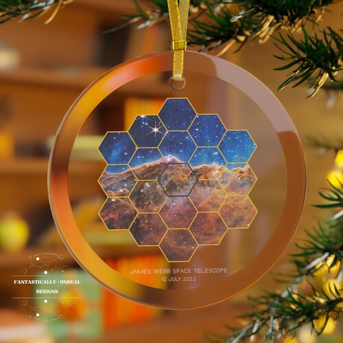 James b Space Telescope Ornament Etsy