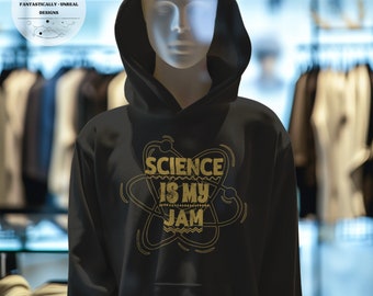 Science Is My Jam Unisex Kids Apparel | Hoodie, Sweatshirt, T-Shirt, Infant, Toddler, Youth, Onesie, Kids Shirt, Baby Gift, Nerdy Tee