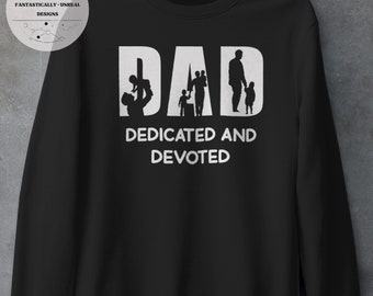 DAD Dedicated And Devoted Unisex Apparel | Hoodie, Sweatshirt, T-Shirt, Nerdy Gifts, Funny Dad Shirt, Dad Jokes, Nerdy Shirts, Geek Gifts