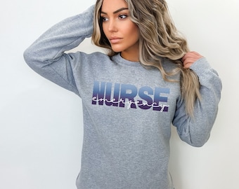 Emergency Nurse Sweatshirt, ER Nurse, ED Nurse Crewneck, Future Nurse Gift, Emergency Tech, Emergency Department, Nurse Graduation Gift