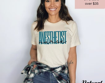 Nurse Anesthetist T-shirt, Gift for Nurse Anesthetist, Anesthesia tee, Anesthesia Nurse Shirt, CRNA Gift, CRNA Shirt, Gift for CRNA, Medical