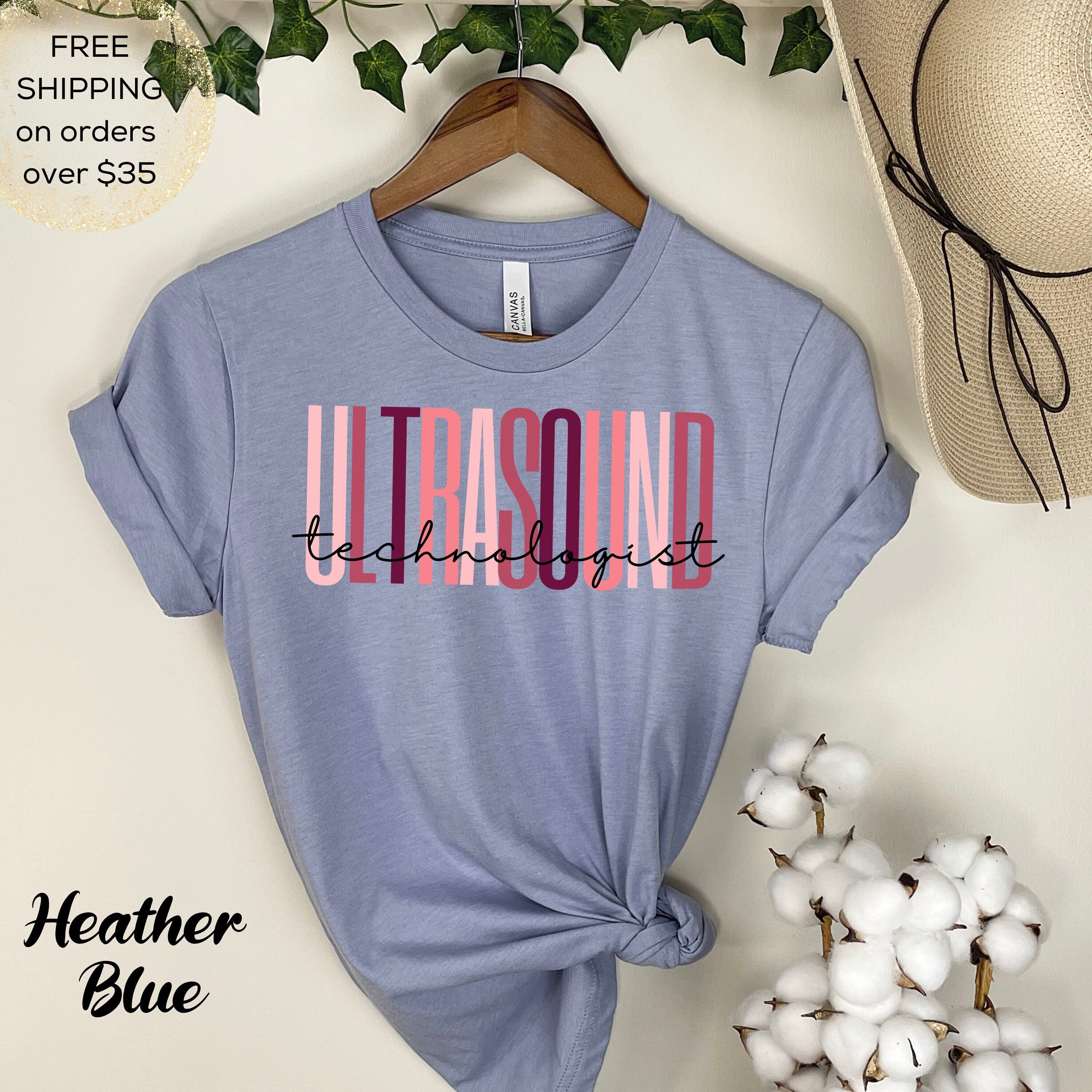 Ultrasound Technologist T-shirt Gift for RDMS Tech, Rad Technologist Sonographer Shirt, Sonography Imaging Student Grad Gift, Ultrasound Tee