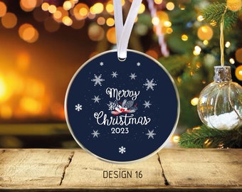 Christmas Ornaments, Bulk wedding ornament, Plexiglass ornament, Personalized Ornament, Custom wedding favor, Suitable plexiglass