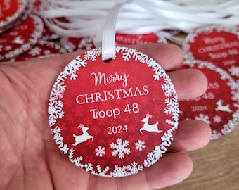 Personalisierte Acryl Weihnachtsverzierung: Benutzerdefinierte Hochzeits-Bevorzugung, Massenverzierung
