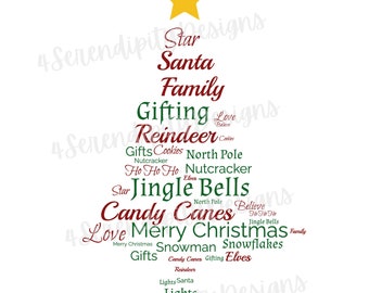 Christmas SVG Design, Christmas Tree SVG, Holiday, Christmas Card, Christmas Shirt, Christmas PNG, Instant Download