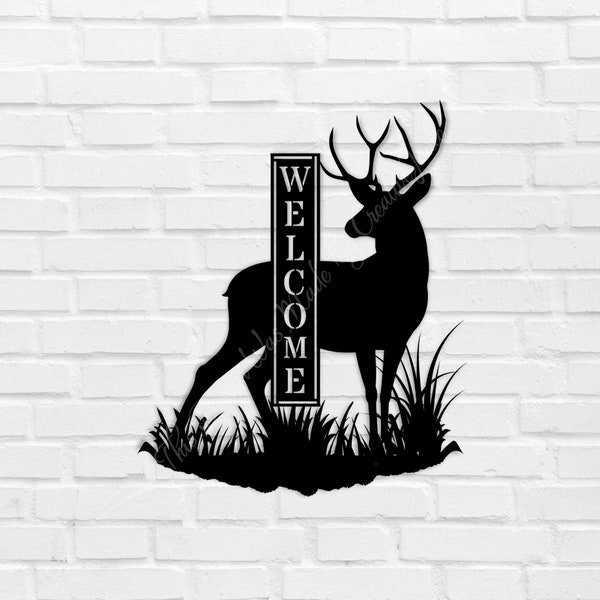 Whitetail Metal Outdoor Sign - Etsy