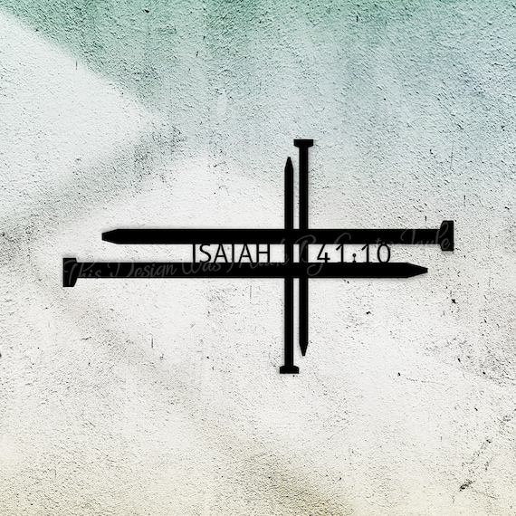 Christ Cross Sign | Christian Wall Art | Custom Metal  Scripture Sign Christ Cross Steel Sign Laser Cut Powder Coated Home & Office Me display picture 1