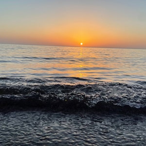Beach Side Sunset Print
