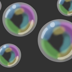 Bubble Collage Digital Download