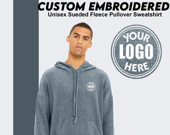 Custom Men's Hoodie Embroidered Hoodie Custom Hoodie Personalized Hoodie Custom Text Hoodie Drop Shoulder Hoodie Fleece Pullover Sweatshirt