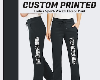 Custom Womens's Sweatpants Custom Fleece Pants Matching Sweatpants Personalized Logo Print On Demand Pants Graphic Sweatpants Gift For Her