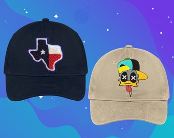 Custom Embroidered Low Profile Cap: Yupoong Dad Hat
