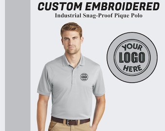 Custom Embroidered Polo, Work Wear Polo, Custom Polo Shirt, Personalized Logo, Mens Shirts, Custom Monogram Polo, Business Polo, Father Gift