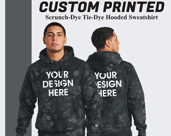 Champion® Tie-Dye Hoodie | Design Your Hoodie | Personalized Hoodie | Hooded Sweatshirt | Custom Hoodie | Printed Hoodie | Essentials Hoodie