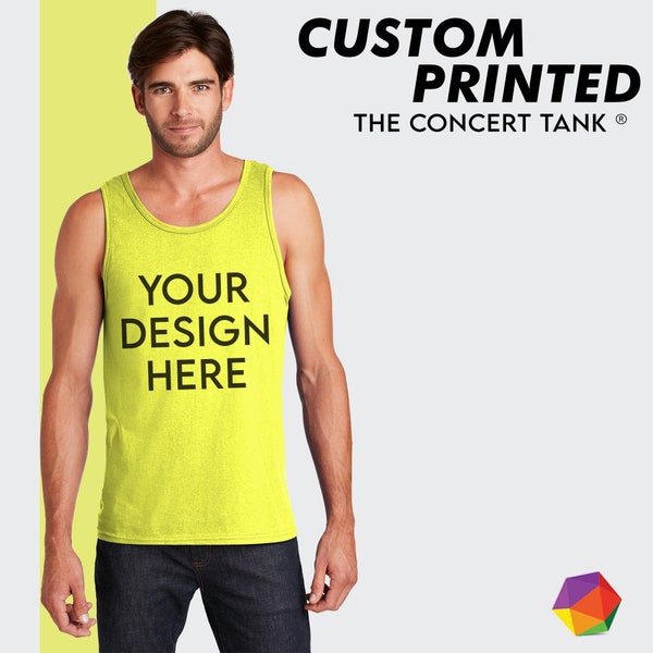 Custom Tank Top, Beach Tank Top, Workout Tank Tops, Personalized Tank Top, Customize Mens Tank Top, Gift for Boyfriend, District ®