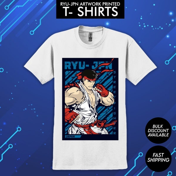 Street Fighter Ryu JPN T Shirt, Street Fighter T Shirt, Ryu Shirt, Retro Gaming, Retro T Shirt, Unisex T Shirt, Game T Shirt, Gaming RYU