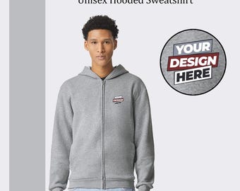 Custom Printed Zip Up Hoodie: Personalized Logo Design