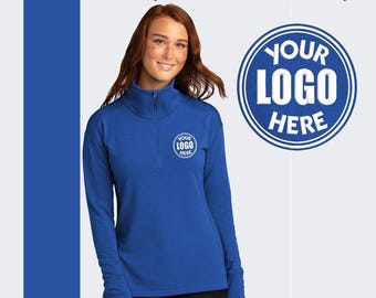 Custom Embroidered Quarter Zip Sweatshirt: Women's Flex Fleece Pullover