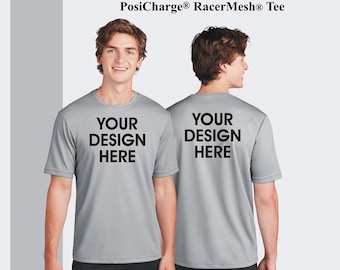 Custom Printed Dri-Fit T-shirt: Personalized RacerMesh Tee