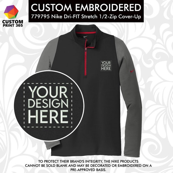 nike custom quarter zip