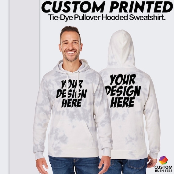 Mens designer tie dye hoodie hot sale