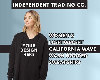 Custom Womens Lightweight Hooded Sweatshirt, Printed Hoodies, Personalized Logo Hoodies, Streetwear Hoodies, Custom Text Hoodies