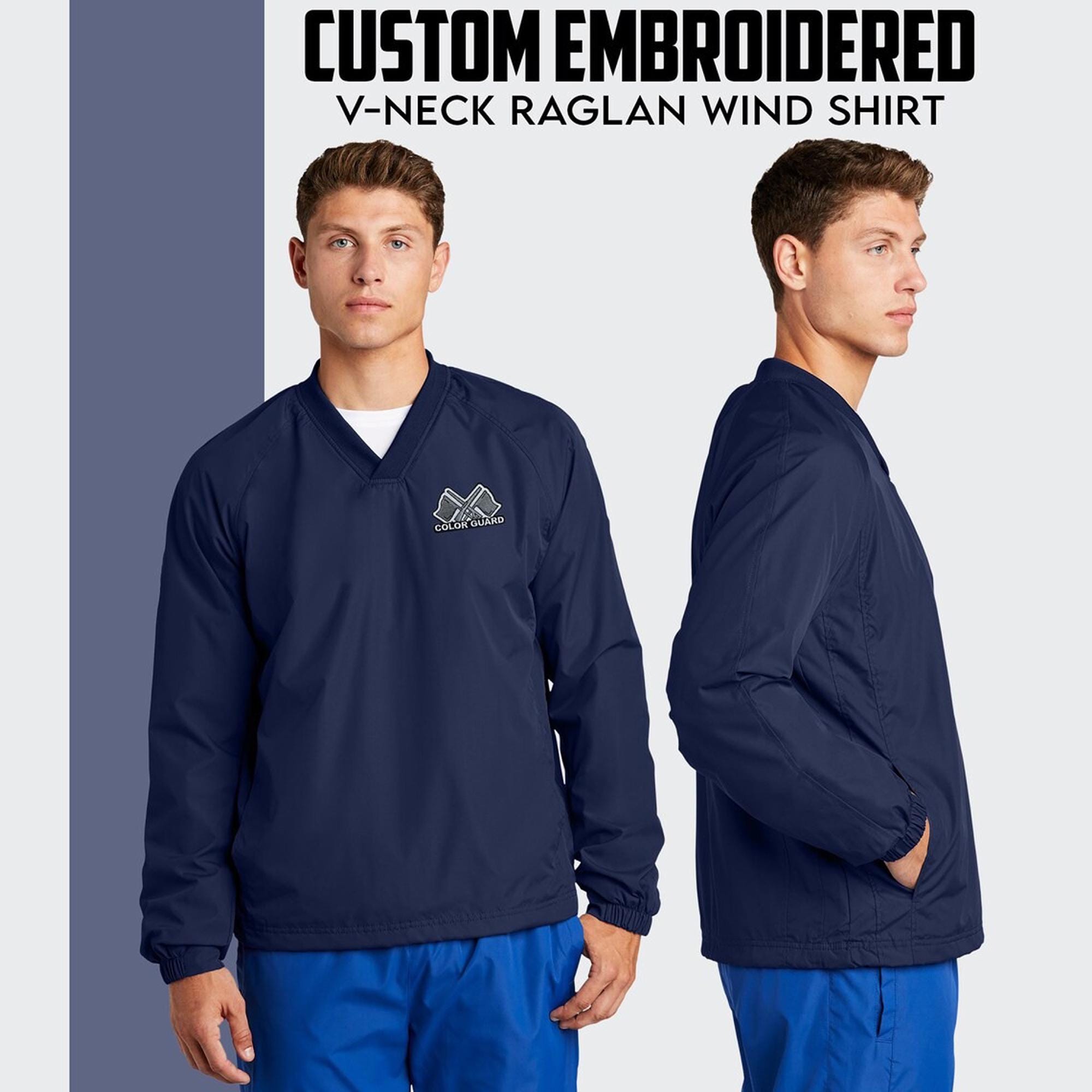 【KIXI】★(UNISEX) Sporty V-neck Windbreak Pullover V-Neck Pullover Wind Shirt | 20 Degrees Below