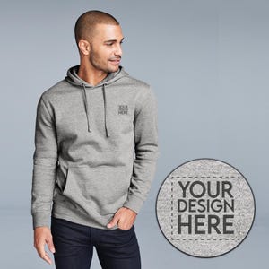 Custom Embroidered Pullover Hoodie: Personalized Design, Business Logo