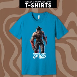 Tekken Game Jin Kazami JPN T Shirt, Tekken Game TShirt, Retro Gaming Character Unisex T Shirt, Men Women Xmas Halloween Gift Tee