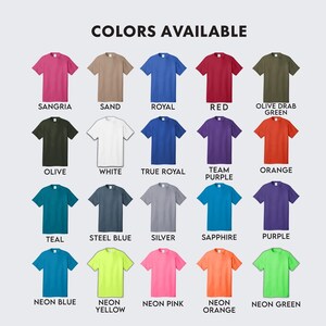 Personalized Cotton Tee: Custom DTG Printed Shirt bild 8