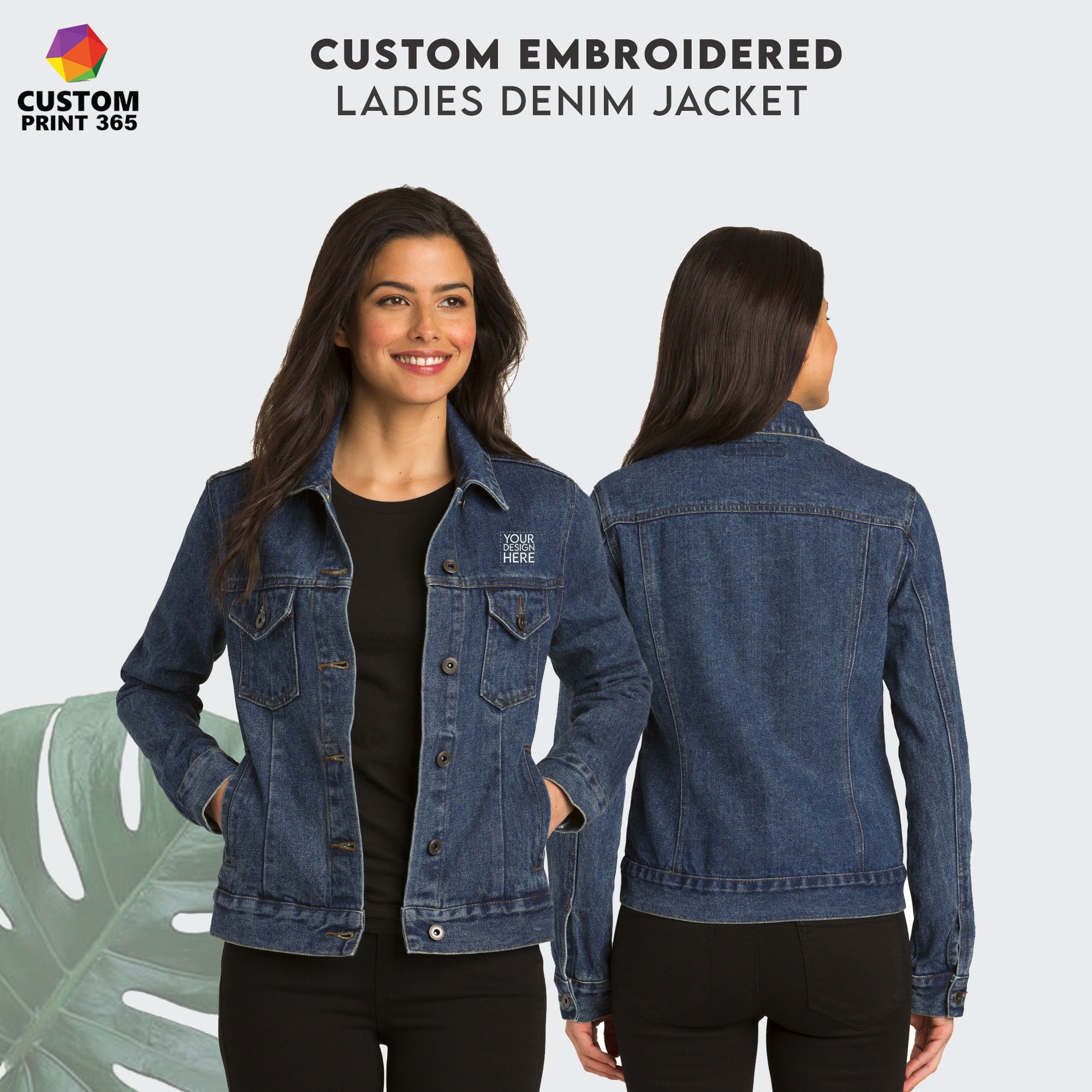 Custom Wholesale Unisex Denim Jacket / Denim Jacket / 