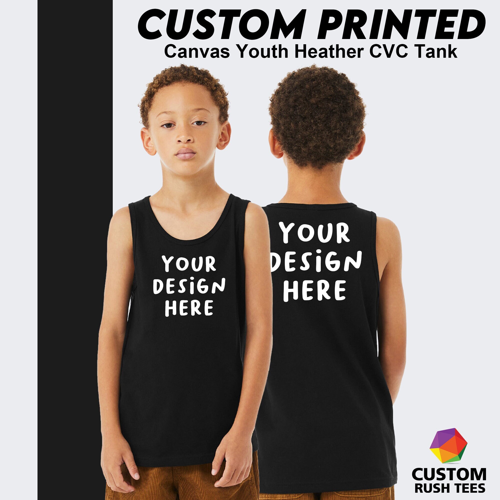 custom printed tank