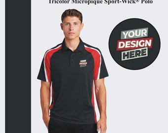 Custom Embroidered Dri-Fit Polo: Personalized Team Logo Shirt
