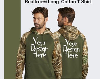 Realtree® Performance Colorblock Pullover Hoodie: Custom Print