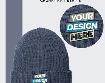 Custom Embroidered Chunky Knit Beanie - Port Authority®