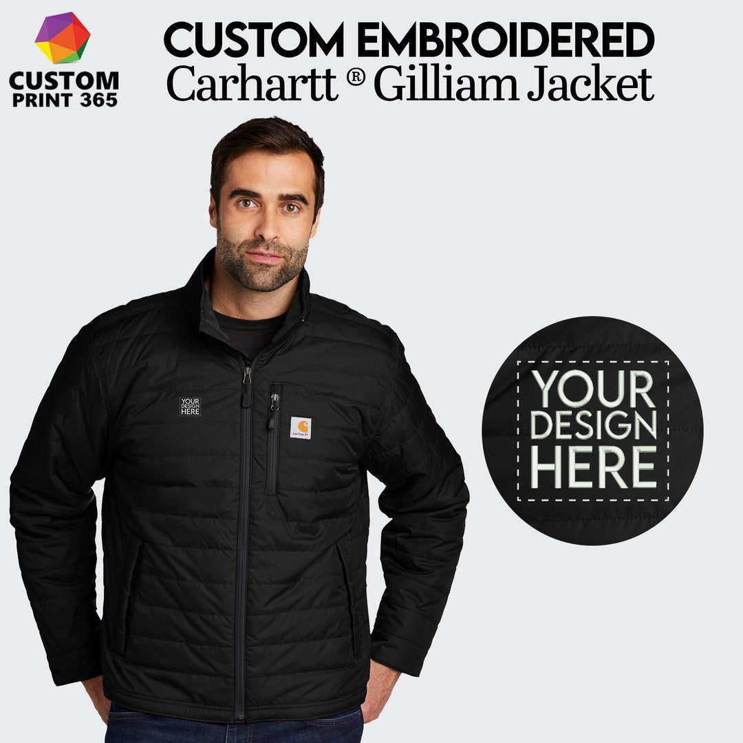 Carhartt ® Custom Embroidered Jacket, Men's Rain Jacket, Custom Logo