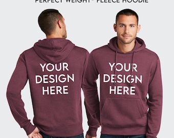 Sudadera polar con estampado personalizado: ropa de otoño personalizada
