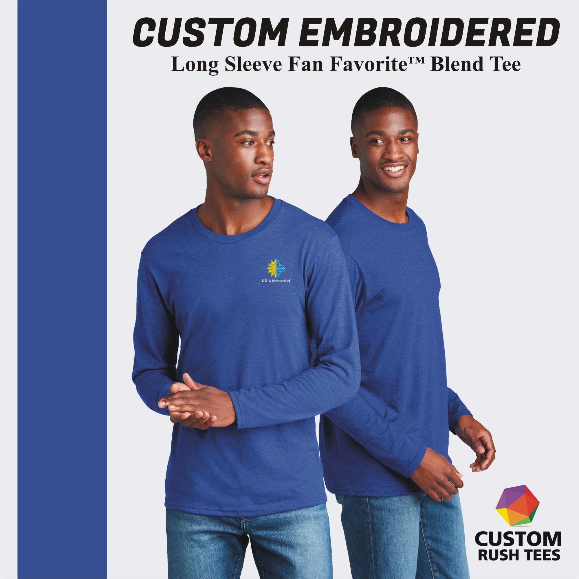 CustomRushTees Custom Long Sleeve T Shirt