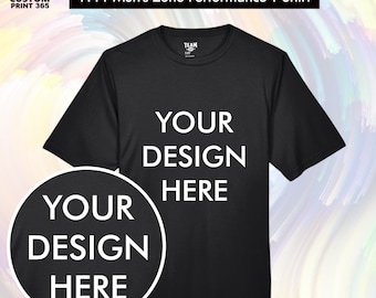 Custom Dri Fit T-Shirt, Moisture Wicking Tee, Personalized Performance Shirt, Your Text Here, Customize Unisex Apparel, Drifit Yoga  T Shirt