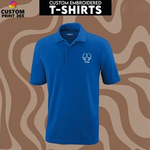 Business Casual Polo Shirtpersonalised Golf Polo Shirtcustom Embroidery
