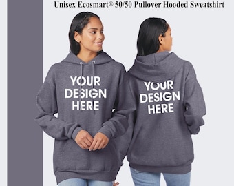 Custom Printed Hanes Hoodie: Unisex Cotton-Blend Sweatshirt