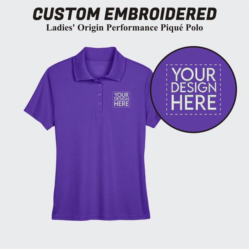 Custom embroidered polo
Ladies' Origin Performance Polo
Piqué polo shirt
Custom logo embroidery
Personalized women’s polo
Corporate branded polo
Custom team polos
Women’s custom uniform
Moisture-wicking polo
Performance fabric polo