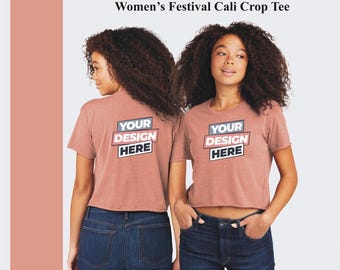 Custom Women's Crop Tee: Personalized Design Shirt