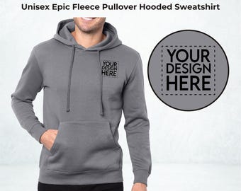 Custom Embroidered Fleece Pullover Hoodie: Personalized Business Logo