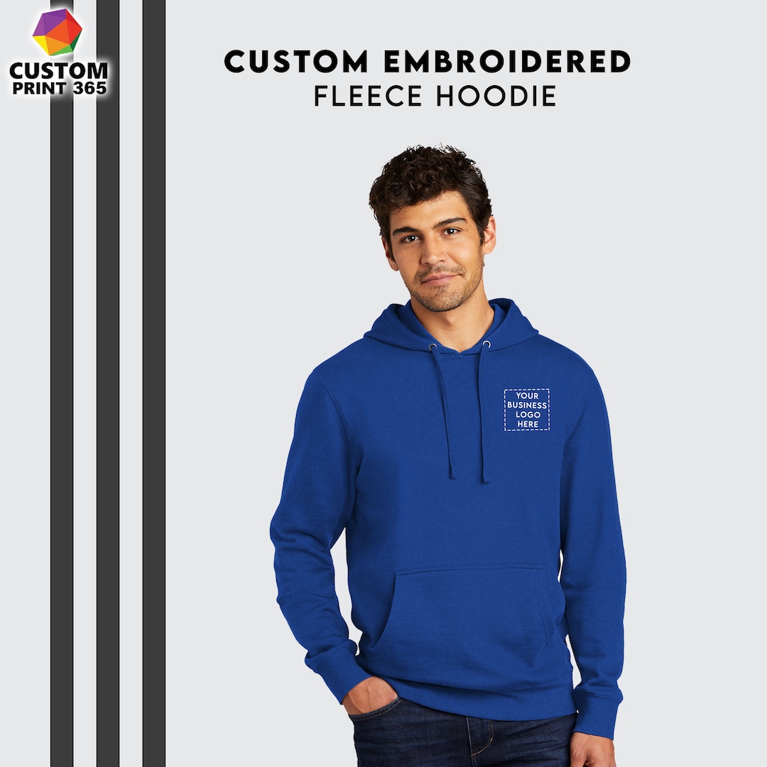 Custom Embroidered Hoodie Personalized Business Logo Hoodie Monogram